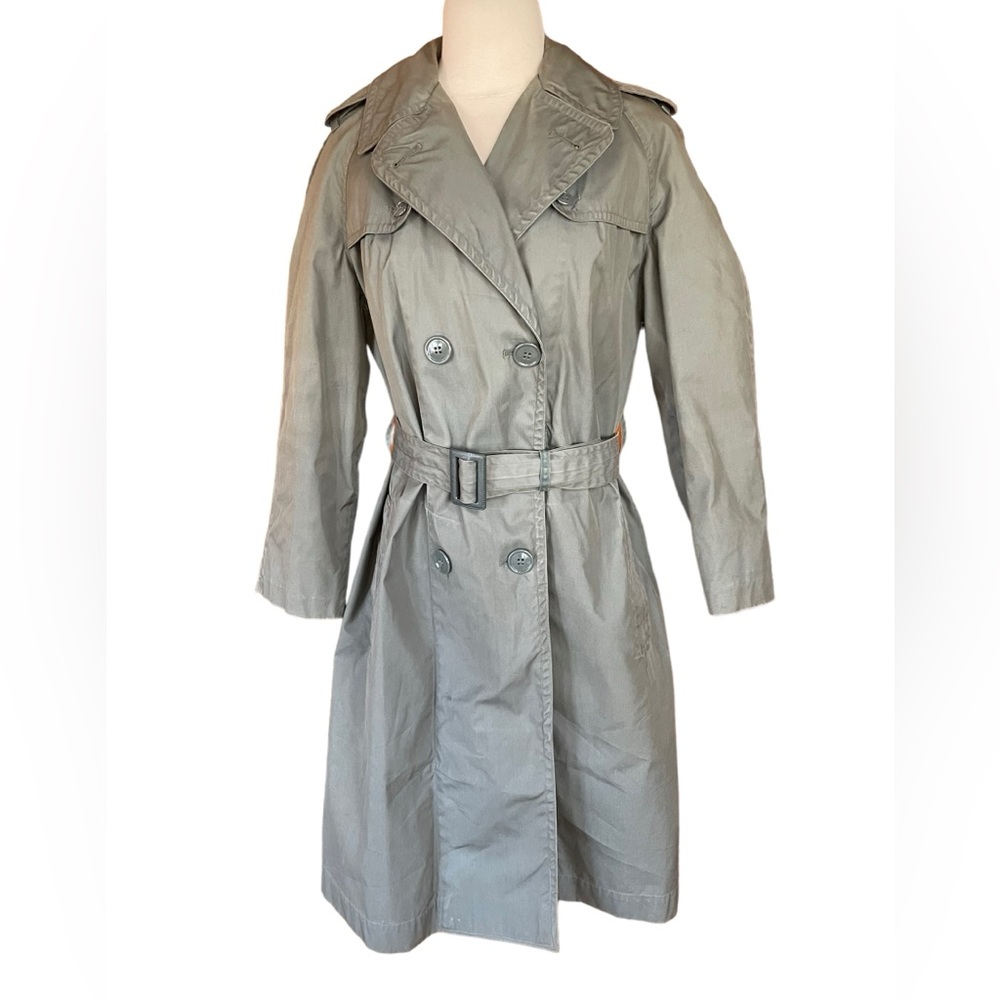 Vintage Quarpel Army Raincoat Trench